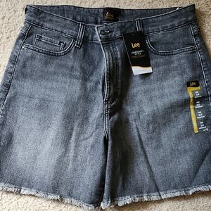 Lee Women's Gray Denim Shorts